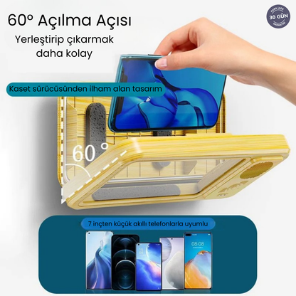 Dusiva® Hoparlörlü Su Geçirmez Telefon Kabini