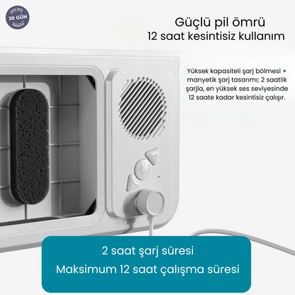 Dusiva® Hoparlörlü Su Geçirmez Telefon Kabini